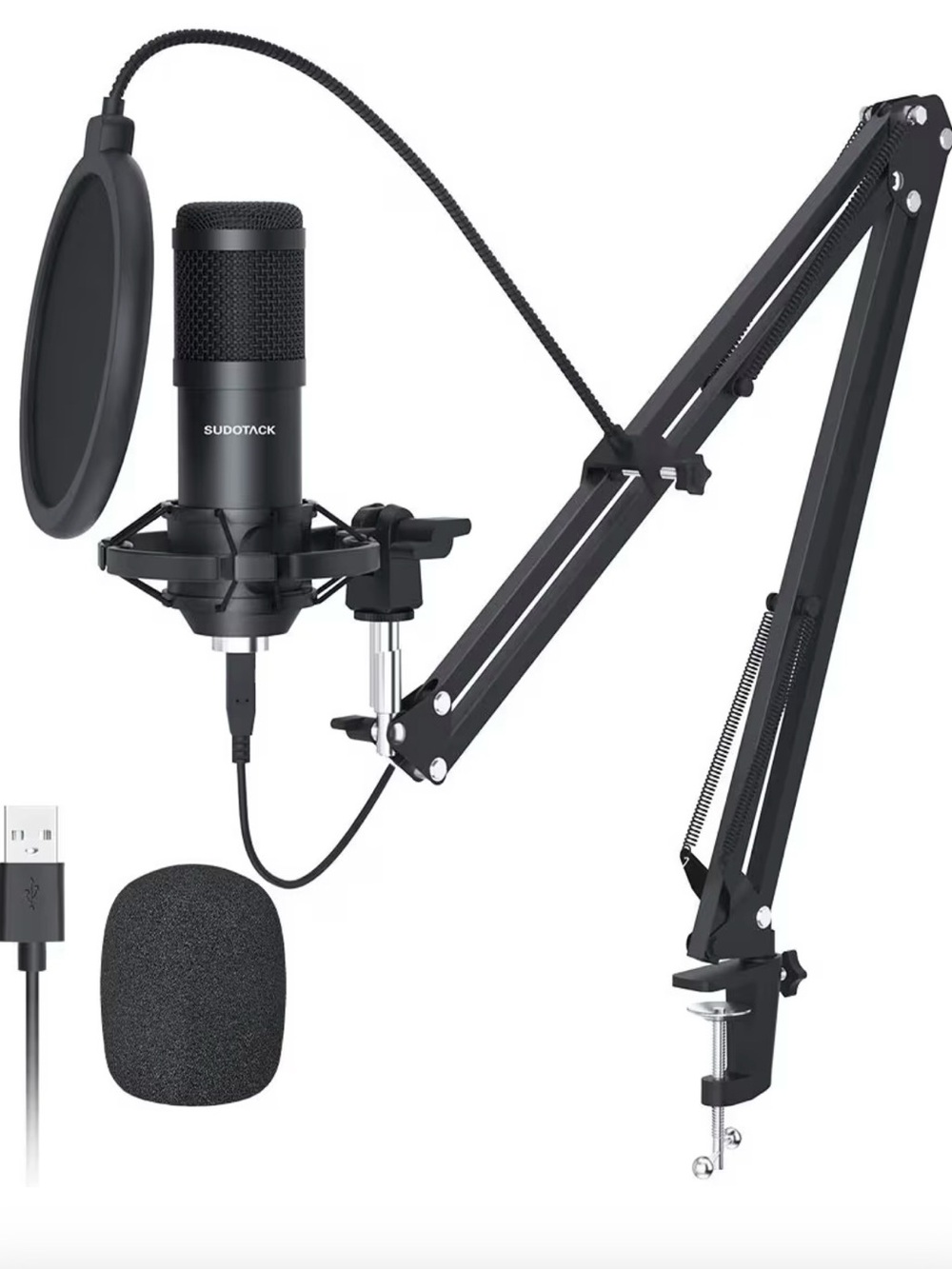 ST-8 USB Condenser Microphone Kit - Black